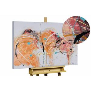 KUNSTLOFT RUČNĚ MALOVANÝ AKRYLOVÝ OBRAZ BÍLÝ, 100/75 CM obraz