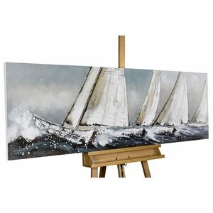 KUNSTLOFT OLEJOMALBA 150/50 cm, Moře a pláž obraz