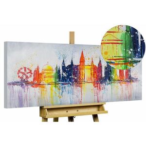 KUNSTLOFT OLEJOMALBA 120/60 cm, Město a architektura obraz