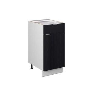 Vicco SPODNÍ SKŘÍŇKA KUCHYŇSKÉ LINKY Fame-Line Černý pruhovaný 40 cm bez pracovní desky obraz