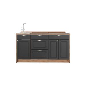 Vicco KUCHYŇSKÝ BLOK Fame-Line, Anthrazit-Gold Landhaus, 150 cm, PD Dub obraz