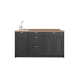 Vicco KUCHYŇSKÝ BLOK Fame-Line, Anthrazit-Gold Landhaus, 150 cm, PD Dub obraz