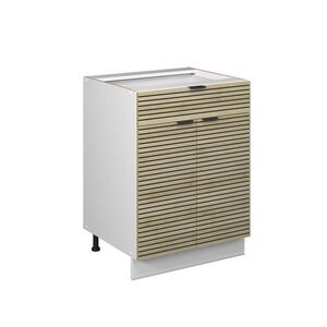 Vicco SPODNÍ SKŘÍŇKA PRO DŘEZ/VARNOU DESKU Fame-Line Dubový panel 60 cm se zásuvkou, PD Antracit obraz