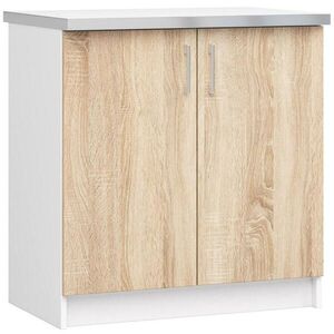 RAUMHIRSCH FURNITURE SPODNÍ SKŘÍŇ Bílá, dub Sonoma 82/80/44, 5 obraz