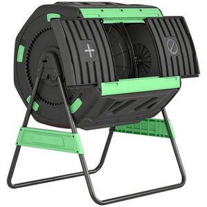 Outsunny KOMPOSTÉR plast kov zelený obraz