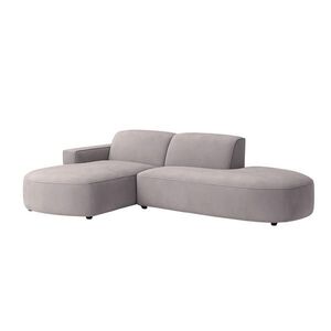 Kaiser Möbel ROHOVÁ SEDAČKA Cursal Atelier, tkanina Salvador, Šedá, Levá strana obraz