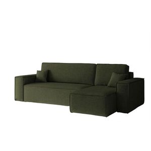 Kaiser Möbel ROHOVÁ SEDAČKA, Best ve tvaru L, tkanina Neve, Olivová, Pravá strana obraz