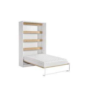 Kaiser Möbel SKLÁPĚCÍ POSTEL Perfekt 120x200 vertikální, spojuje design a funkčnost Dub + Černá obraz