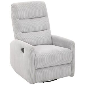 Carryhome RELAXAČNÍ KŘESLO, kov, textil, světle šedá obraz