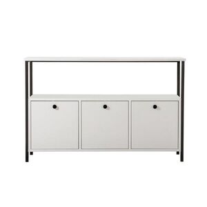 Calicosy SIENNA 3dveřová příborník s 1 horní policí, šířka 120 cm obraz