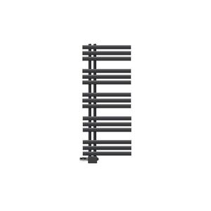 LuxeBath KOUPELNOVÝ radiátor Iron EM 500 x 1200 mm antracitový s univerzálním ventilem obraz