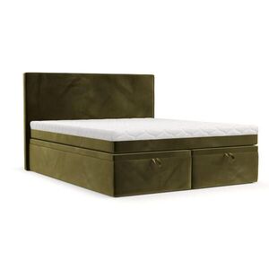 AltaBeds POSTEL BOXSPRING ZALLA 160/200 Olivově zelená obraz