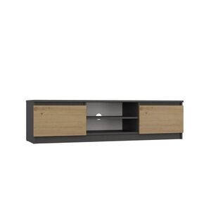 RAUMHIRSCH FURNITURE NÍZKÁ SKŘÍŇ Antracit, Artisan 140/36/40 obraz