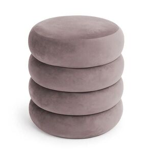 RAUMHIRSCH FURNITURE ČALOUNĚNÁ STOLIČKA s úložným prostorem, růžová obraz