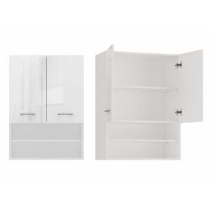 RAUMHIRSCH FURNITURE KOUZELNA SKŘÍŇKA Lesklá bílá 64/90/30 obraz