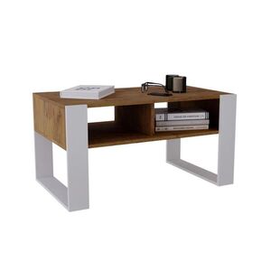 CraftPAK KONFERENČNÍ STOLEK Dřevotřísková deska, obdélníkový, stabilní, ořechová barva 45/53, 6/92 cm obraz