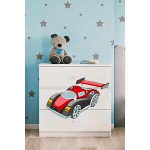 Petits-meubles KOMODA Babydreams Závodní auto 81/81/41 obraz