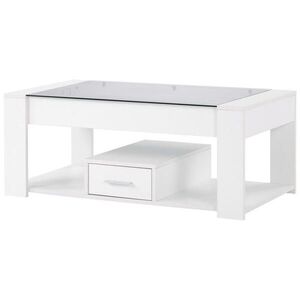 FLIEKS KONFERENČNÍSTOLEK 100x50cm Bílý Sklo Úložný obraz