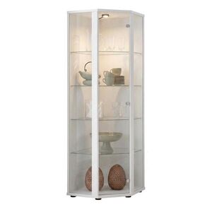 K-Möbel ROHOVÁ VITRÍNA 56, 5/56, 5/176 cm s LED obraz