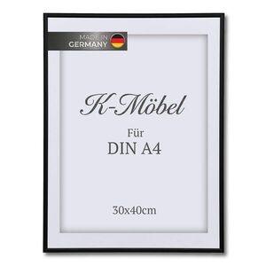 K-Möbel HLINÍKOVÝ RÁM NA OBRAZ DIN A4 s paspartou obraz