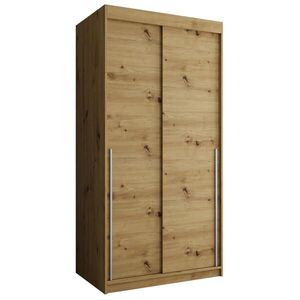 Home Collective ŠATNÍ SKŘÍŇ S POSUVNÝMI DVEŘMI 100 cm šířka, Artisan se stříbrným úchytem obraz