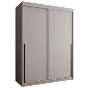 Home Collective ŠATNÍ SKŘÍŇ S POSUVNÝMI DVEŘMI 150 cm šířka, kašmírová s černým úchytem obraz