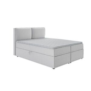 S-Style POSTEL BOXSPRING 160/200 cm Eclipse ze stříbrného mikrovlákna obraz