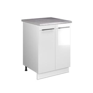 Vicco SKŘÍŇKA POD DŘEZ Fame-Line, Bílá vysoký lesk/Bílá, 60 cm obraz