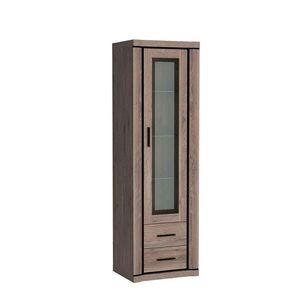 MASSENO VITRÍNA MALAGA 58/192/45 cm Hnědá obraz