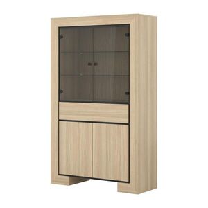 MASSENO VITRÍNA LUNO 113/185/41 cm Dub obraz