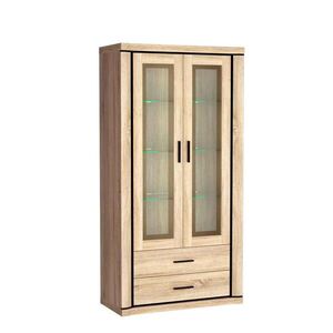 MASSENO VITRÍNA MALAGA 97/192/45 cm Dub Sonoma obraz
