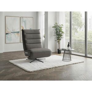 Sit & More RELAXAČNÍ KŘESLO, kůže, antracitová obraz