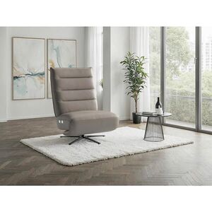 Sit & More RELAXAČNÍ KŘESLO, kůže, šedá obraz