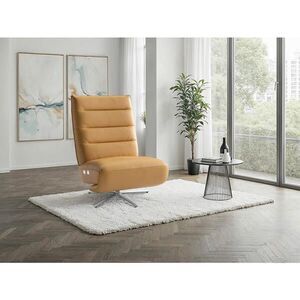 Sit & More RELAXAČNÍ KŘESLO, kůže, curry žlutá obraz