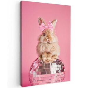 MuchoWow OBRAZ NA PLÁTNĚ Luk - Discoball - Králík 60x90 cm obraz