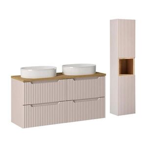 Petits-meubles KOUPELNOVÝ NÁBYTEK 120.4cm Riva 2er-Set Kašmír obraz