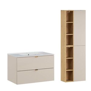 Petits-meubles KOUPELNOVÝ NÁBYTEK 80cm Azel 2er-Set Kašmír obraz