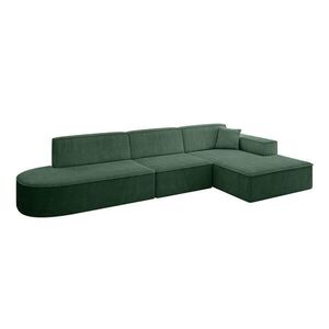 ALTDECOR ROHOVÁ SEDAČKA s otomanem vpravo IREA-L2-v4 – 327 × 165 × 77 cm, zelená obraz