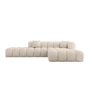 ALTDECOR ROHOVÁ SEDACÍ SOUPRAVA s otomanou vpravo OLEA-L2 – 289 × 176 × 71 cm šedohnědá obraz