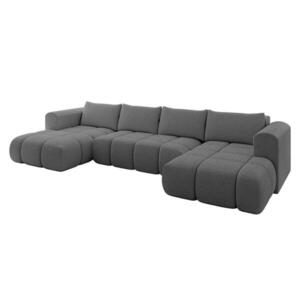 ALTDECOR SEDACÍ SOUPRAVA CLOUD-U 405x185x90 šedá buklé obraz