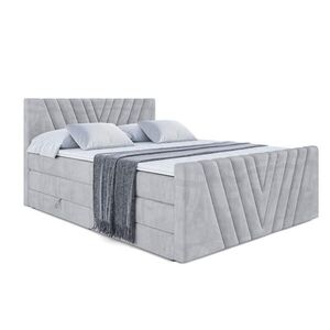 ALTDECOR POSTEL boxspring ERNINA-Z KING – 180x200 – H3/H4 – světle šedá obraz