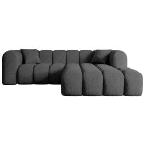 ALTDECOR ROHOVÁ SEDACÍ SOUPRAVA s otomanem vpravo OLEA-L1 – 231 × 173 × 74 cm šedá obraz