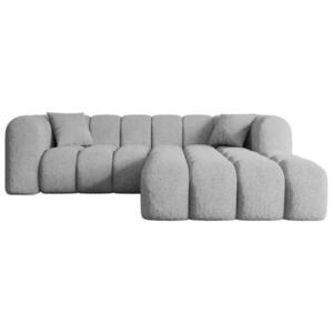ALTDECOR ROHOVÁ SEDACÍ SOUPRAVA s otomanem vpravo OLEA-L1 – 231 × 173 × 74 cm, světle šedá obraz