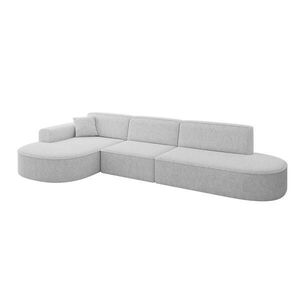 ALTDECOR ROHOVÁ SEDACÍ SOUPRAVA s otomanem vlevo MARI-L2 – 328 x 171 x 79 cm, šedá látka obraz