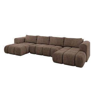 ALTDECOR SEDACÍ SOUPRAVA CLOUD-U 405x185x90 hnědý velur obraz