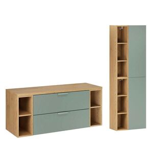 Petits-meubles KOUPELNOVÝ NÁBYTEK 120.6cm Oria 2er-Set Zelená obraz
