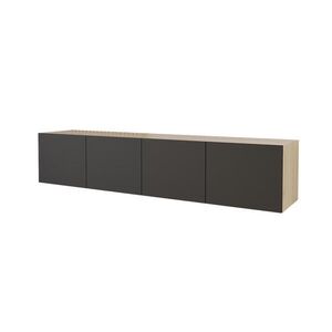 ALTDECOR NÍZKÁ komoda ELIO-W 2x100x40x40 cm – Artisan / černá obraz
