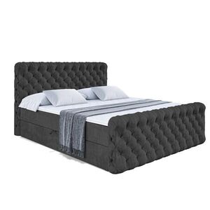 ALTDECOR AMERICKÁ postel BOXI8-Z – 200 x 200 cm – H3 – černá obraz