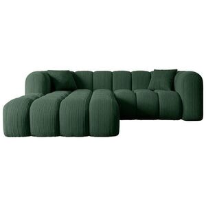 ALTDECOR ROHOVÁ SEDACÍ SOUPRAVA s otomanem vlevo OLEA-L1 – 231 × 173 × 74 cm, zelená obraz