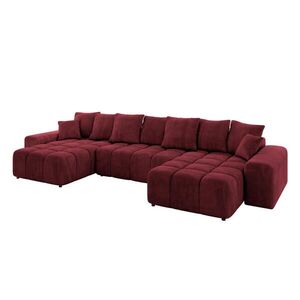 ALTDECOR SEDACÍ SOUPRAVA ENIL-U 401x189x68 Bordeaux velur obraz